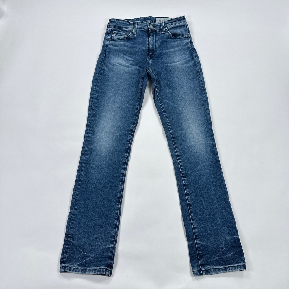 AG Adriano Goldschmied‎ Jeans Womens 26 Blue Mari Straight Leg Denim Casual